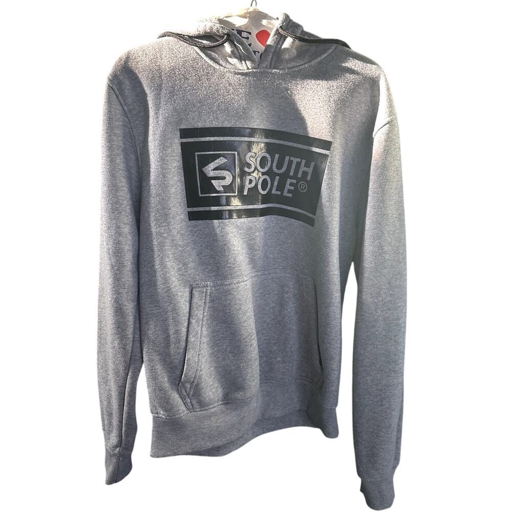 Mens Gray Southpole Hoodie Pullover sz SM